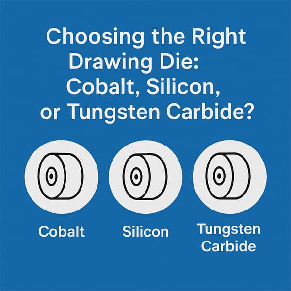 Cobalt vs. Silicon vs. Tungsten Carbide Wire Drawing Dies